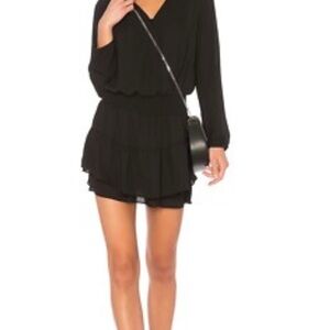 Krisa Smocked Surplice Dress from Revolve